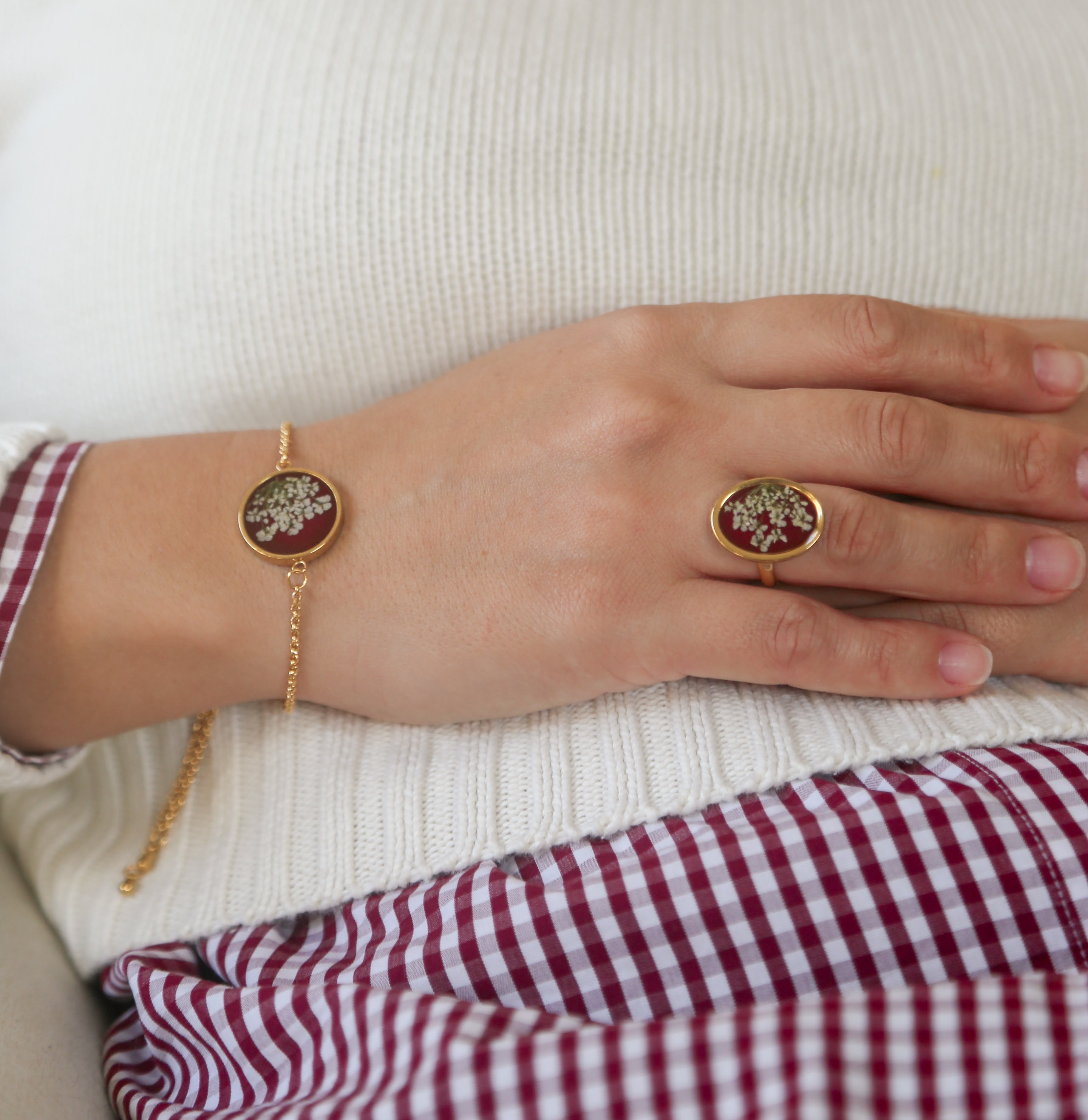 Box renda da rainha - vinho