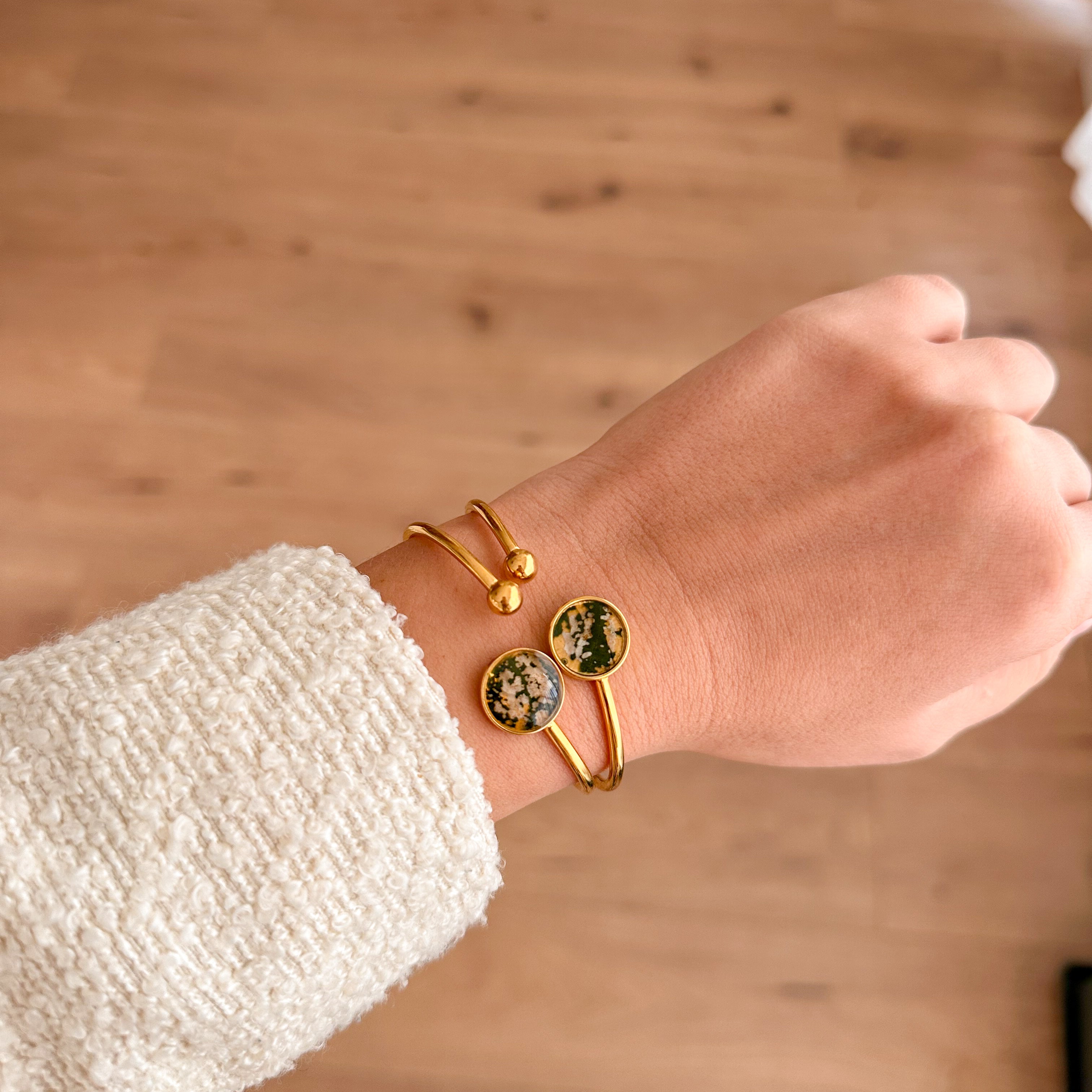 Pulseira confete/mosaico