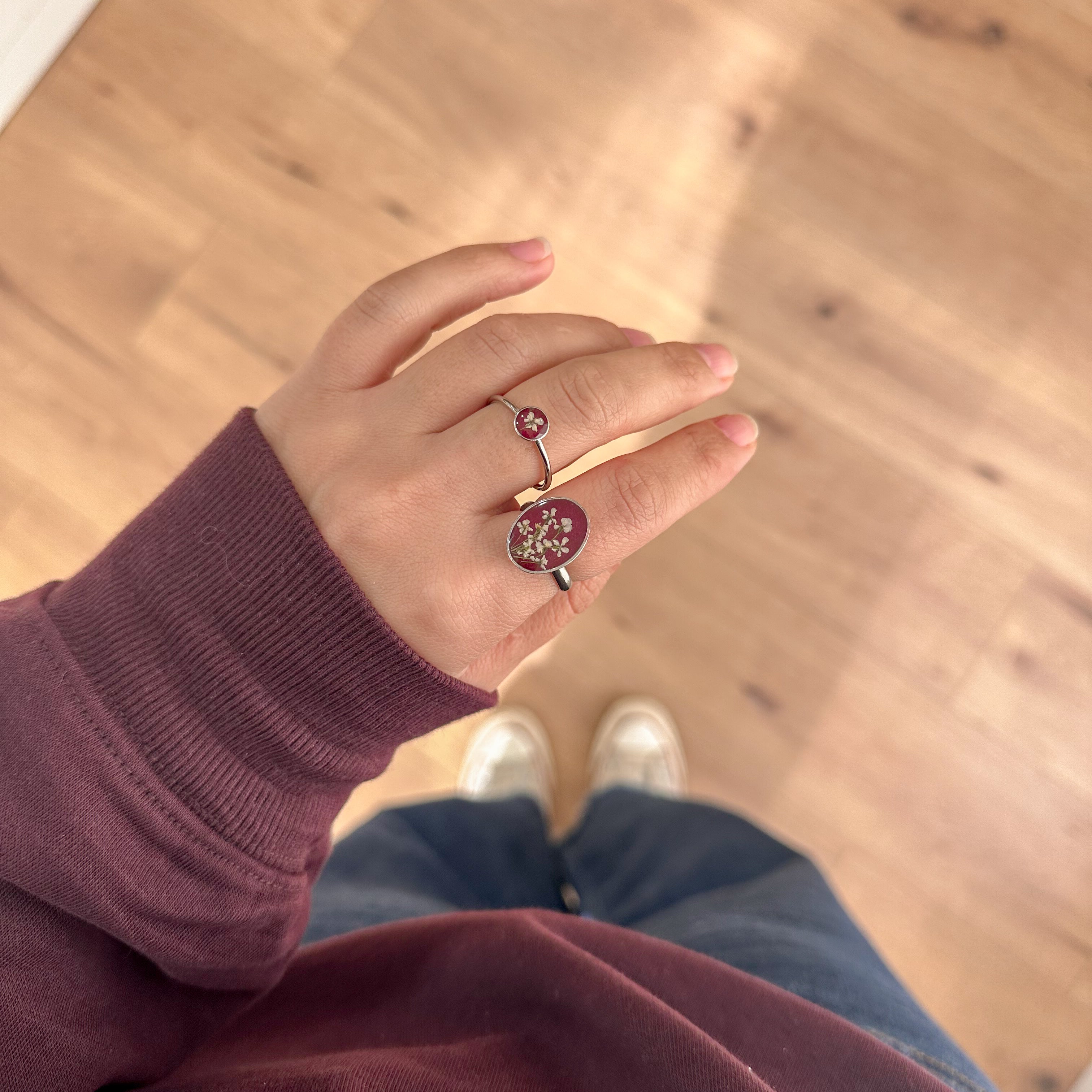 Anel renda da rainha - Beringela