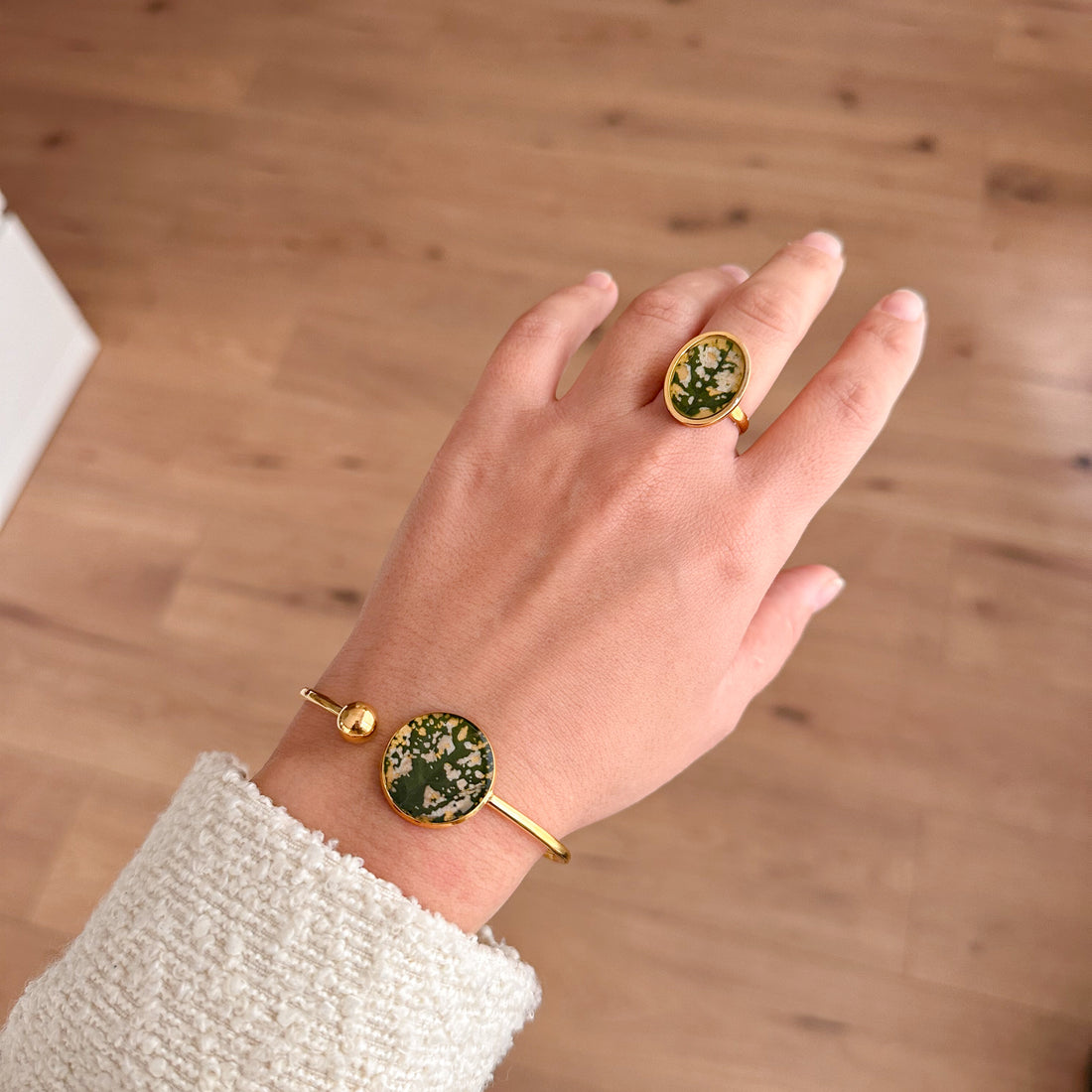 Pulseira confete/mosaico